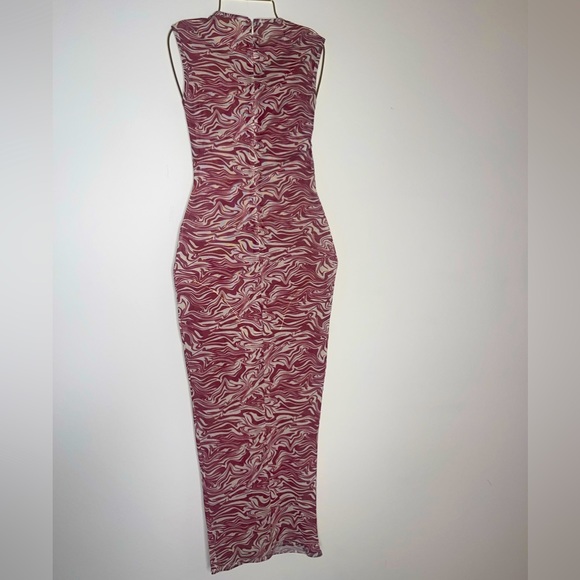 MESHKI / Bonnie Sleeve / Maxi Dress / X-Small / Wine Color / New With Tag 🏷️ - Picture 5 of 13